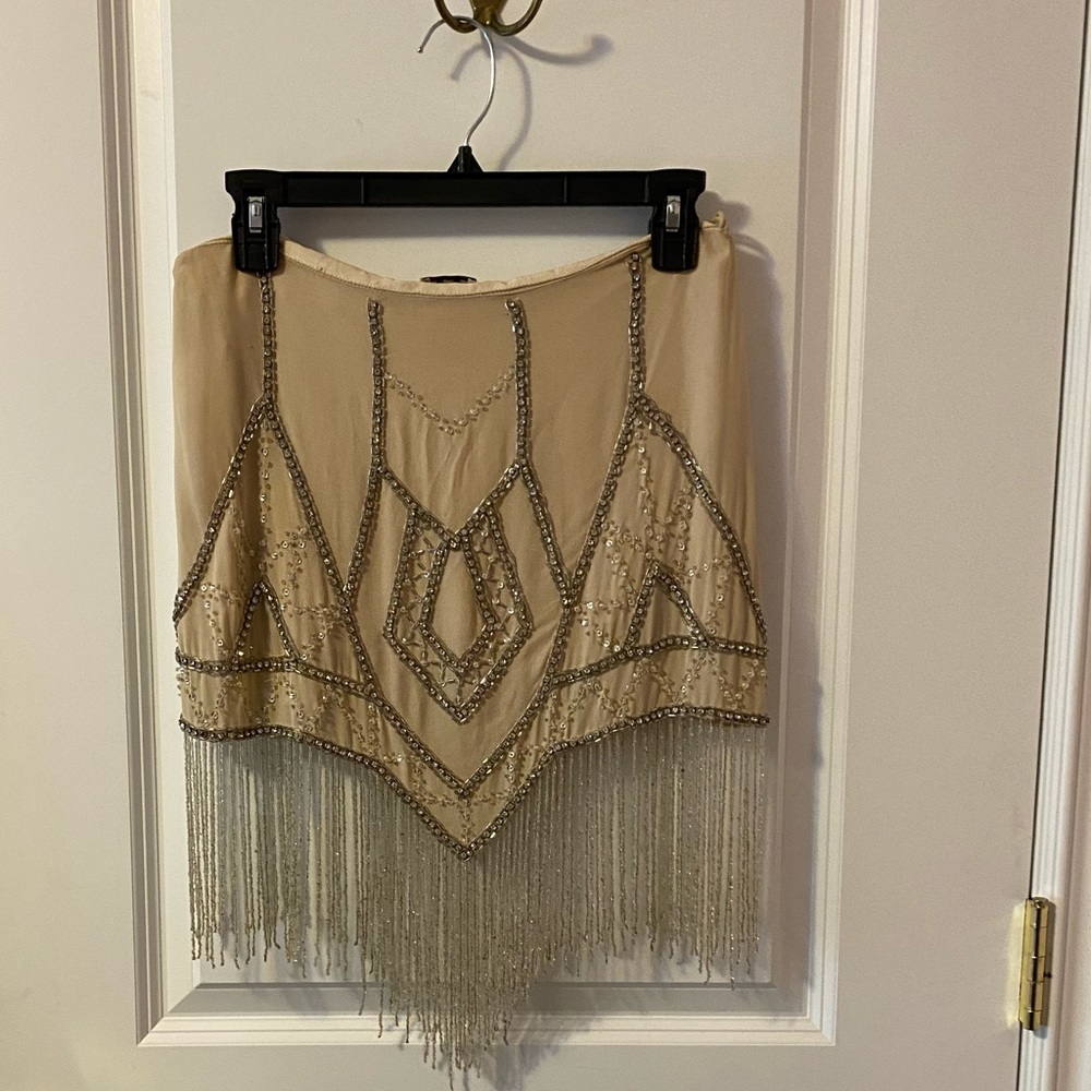 Haute hippie beaded skirt